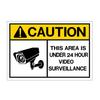 Heavy Duty Aluminum Security Sign Surveillance Private Property No Trespassing' Warning Plaque for Warehouse