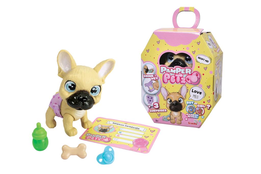 Pamper Petz French Bulldog From The Diaper Gang Figure Accessories 1 Pc