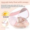 Baby Swimming Floating Inflatable Ring Baby Swimming Ring with Sunshade Children's Swimming Pool Bathtub Accessories Summer Toys