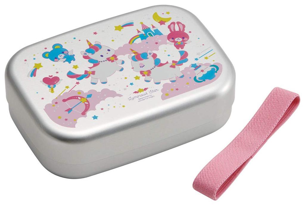 Skater Aluminum Lunch Unicorn for Made in Japan Children's Box, 370ml, Design, Girls, (ALB5NV-A)