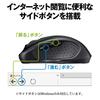 Buffalo 5-Button Bluetooth 5.0 Blue LED Mouse, Red, with Back/Forward Buttons, Energy-Saving, BSMBB305RD