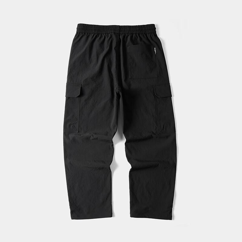 HLA Men's Straight Fit Drawstring Casual Pants