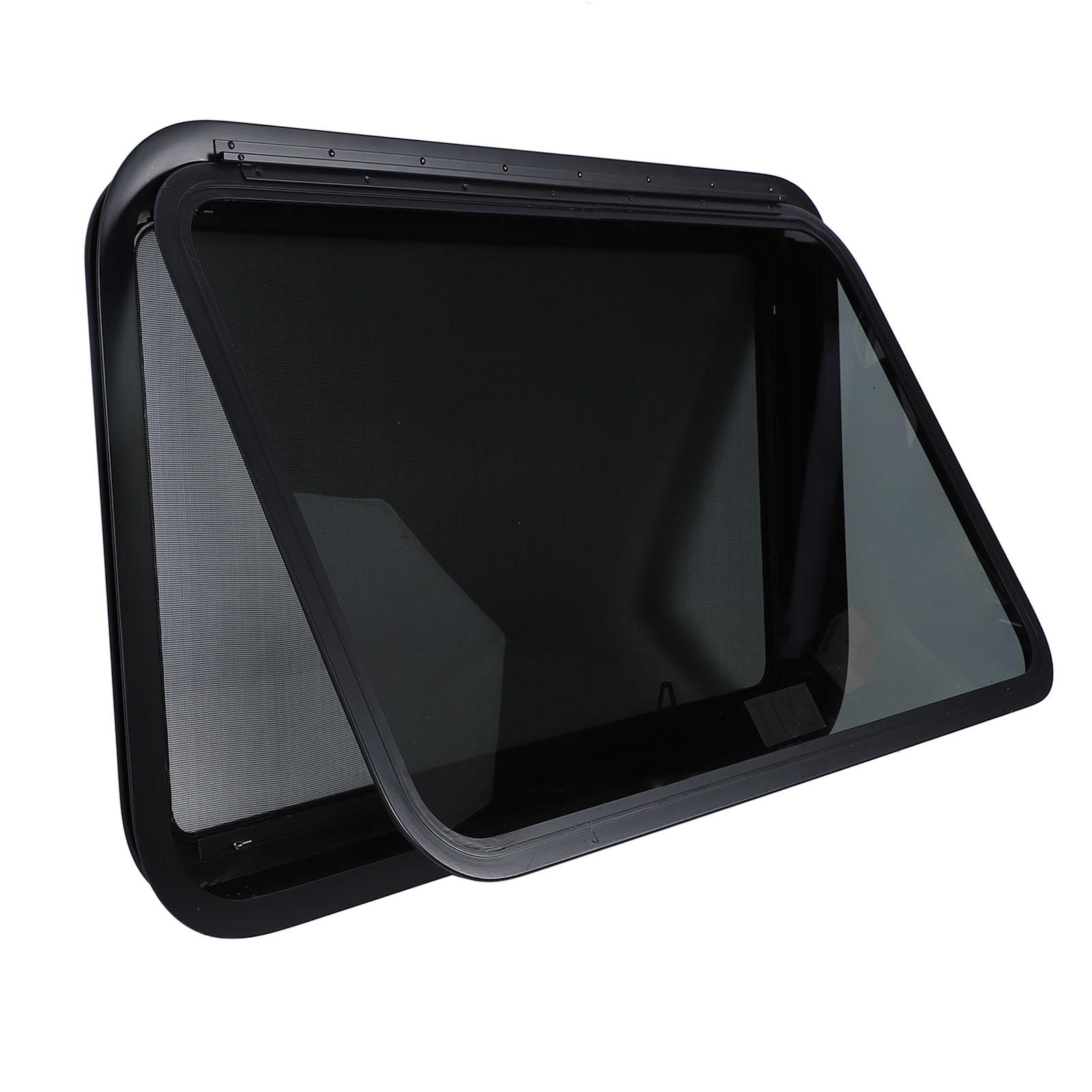 

Аварийное окно для автофургона 914 X 559 мм, закаленное стекло, выдвижное аварийное окно с опорным стержнем и креплением