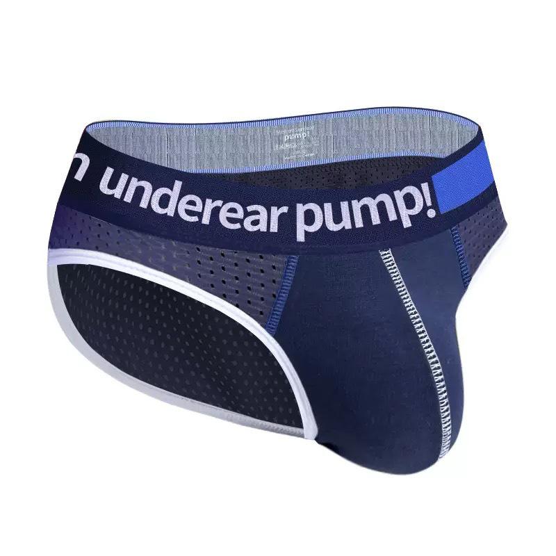 

PUMP Мужское нижнее белье с низкой посадкой - Хлопковые сетчатые брифы с U-образным гульфиком XXL