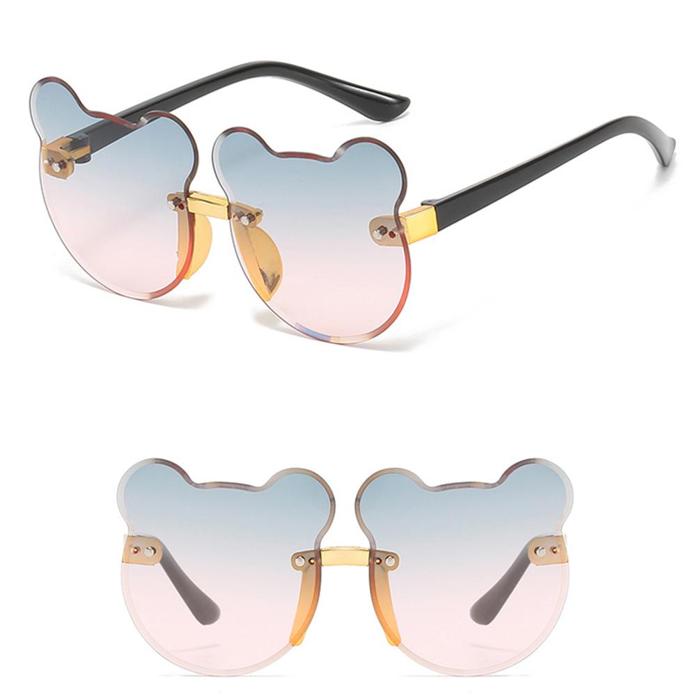 Children Sunglasses Uv400 Protection Cute Bear Ear Sunglasses Gifts For Boys Girls