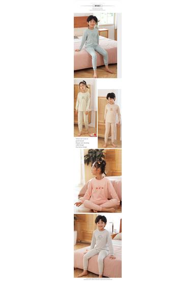 Children's A-Class Cotton Thermal Underwear Set - Thickened Velvet, Autumn Clothes & Pants
