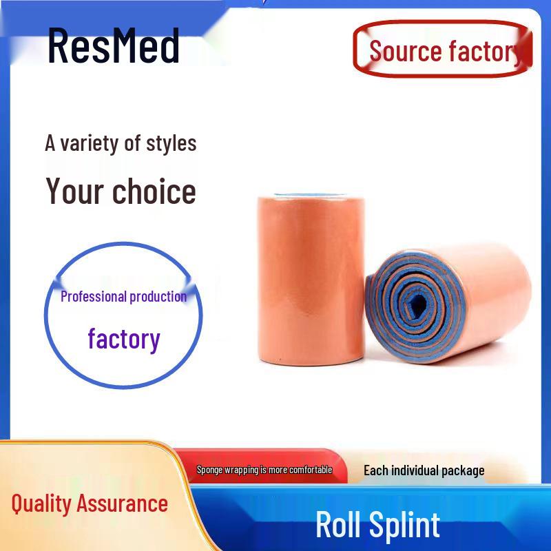 Waterproof, Cuttable, Washable Polymer Fracture Fixation Splint - First Aid Roll Frog-style Finger Splint