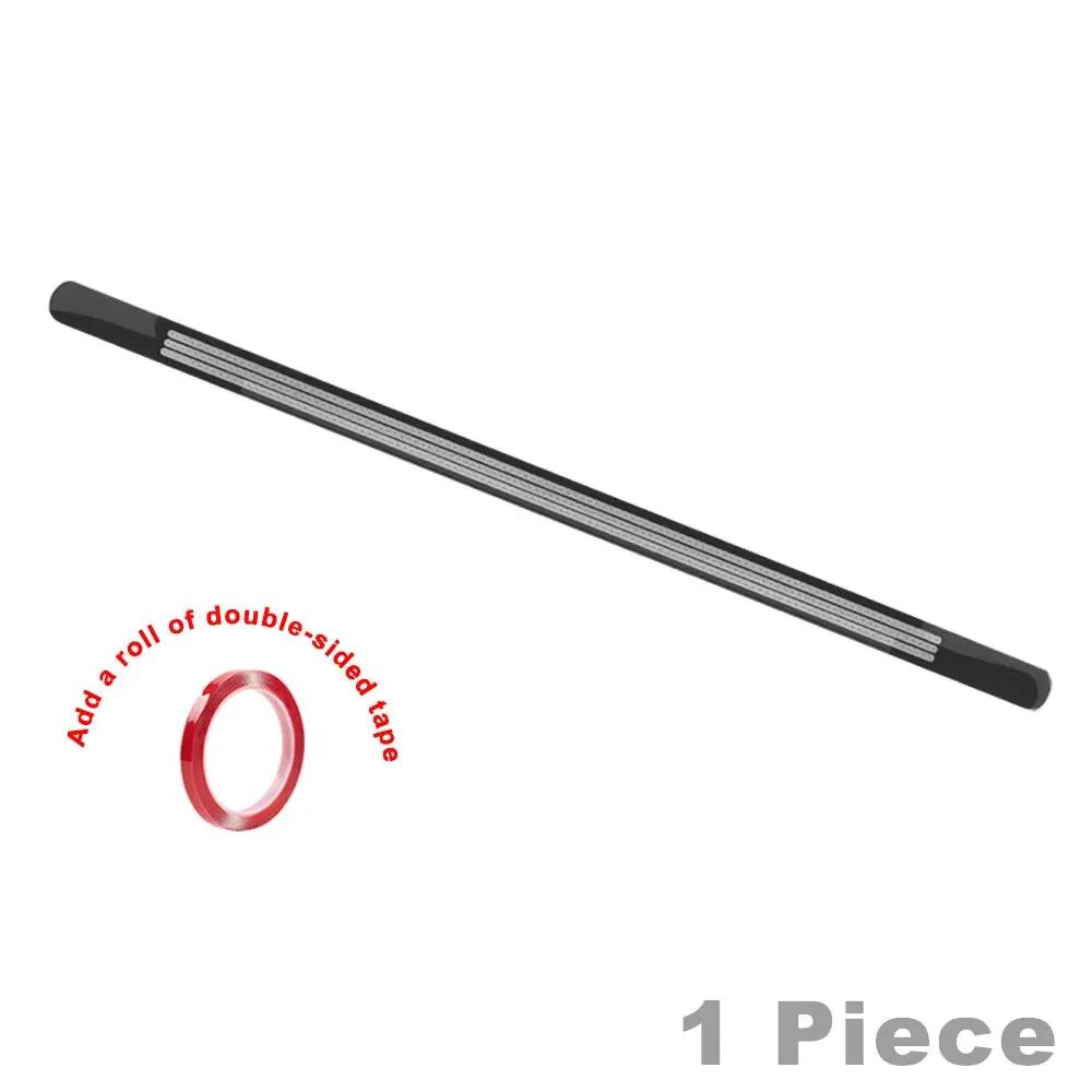 1pc Car Body Bumper Anti-collision Reflective Self-adhesive Strip Trunk Anti-Rear-End Safety Warning Sticker Auto Accessories