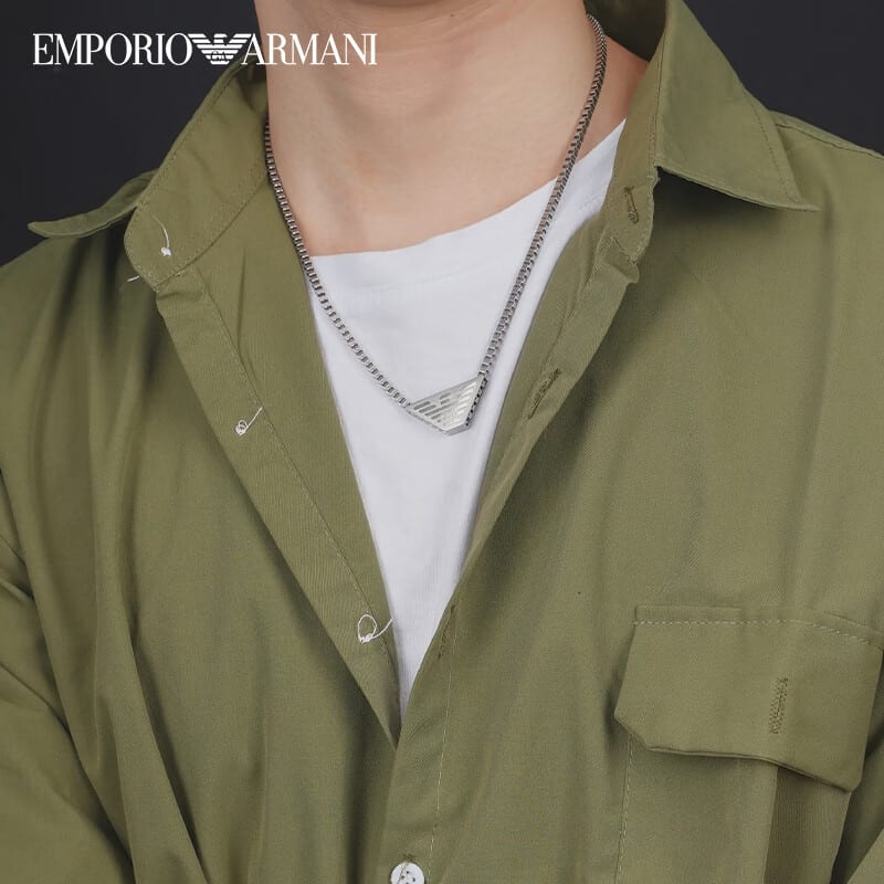 Emporio Armani Stainless Steel Necklaces Men's EGS2984040