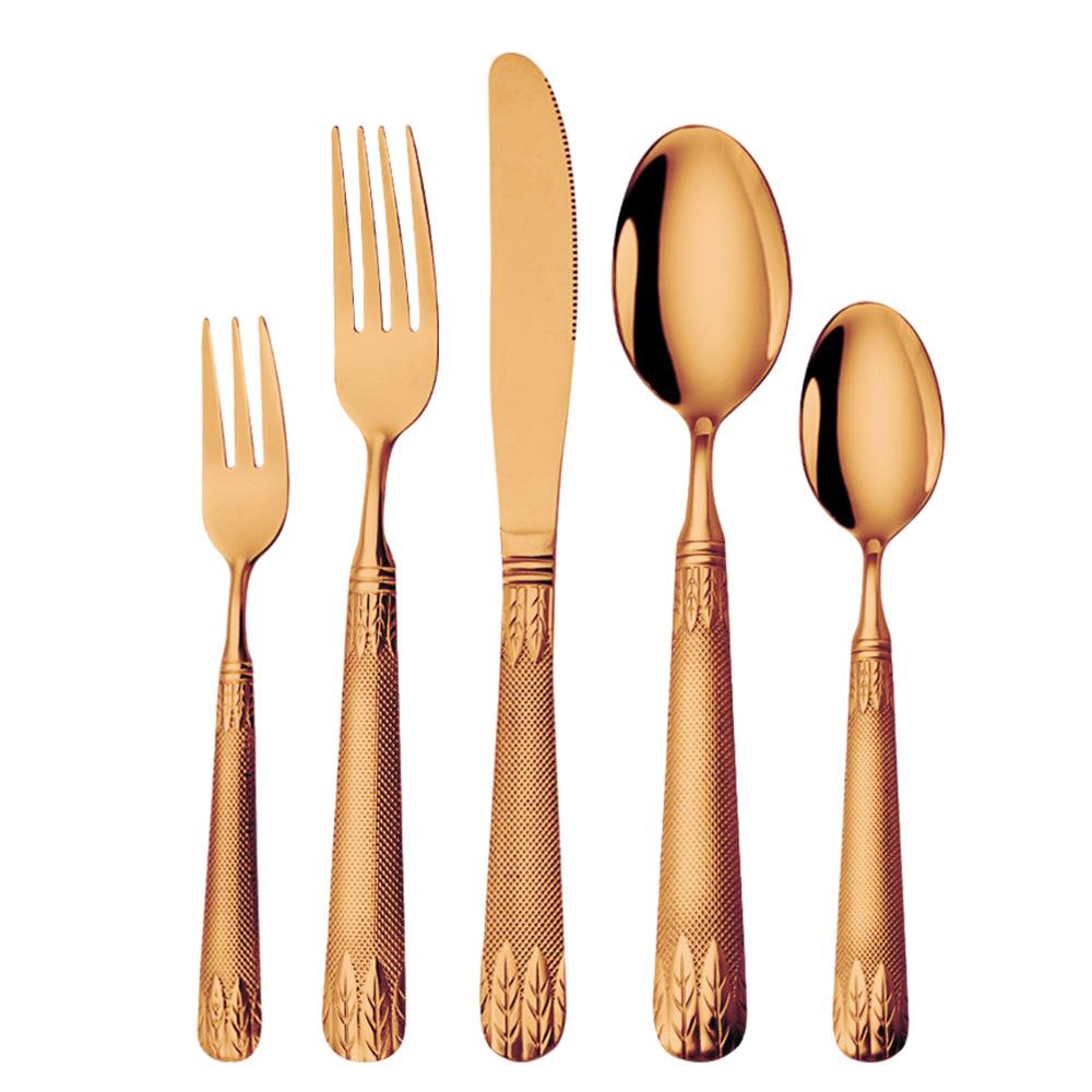 40 Pieces Silverware Set Premium Stainless Steel Flatware Set Service for 5 Include Fork Knife