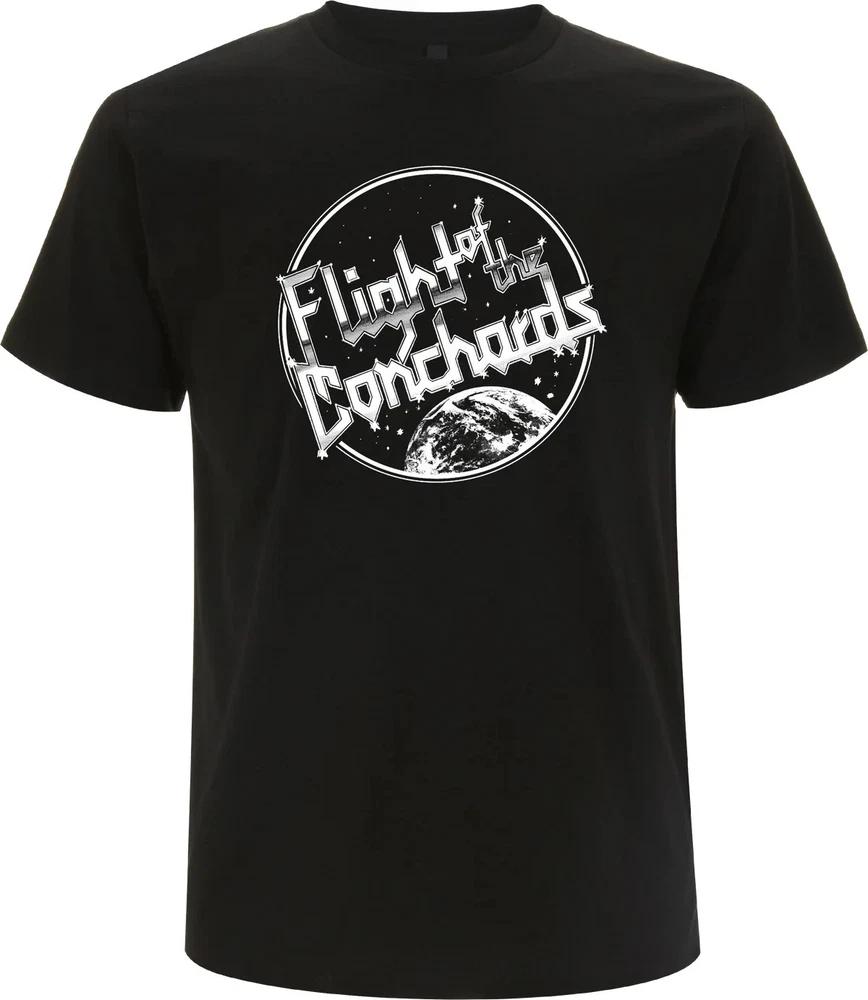 Flight Of The Conchords Logo Black Cotton Shirt S5xl Cl630 S