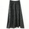 Cool cotton culottes, wide-leg pants, loose and drape, walking pants for home wear, thin legs, floral big swing a-word long skirt