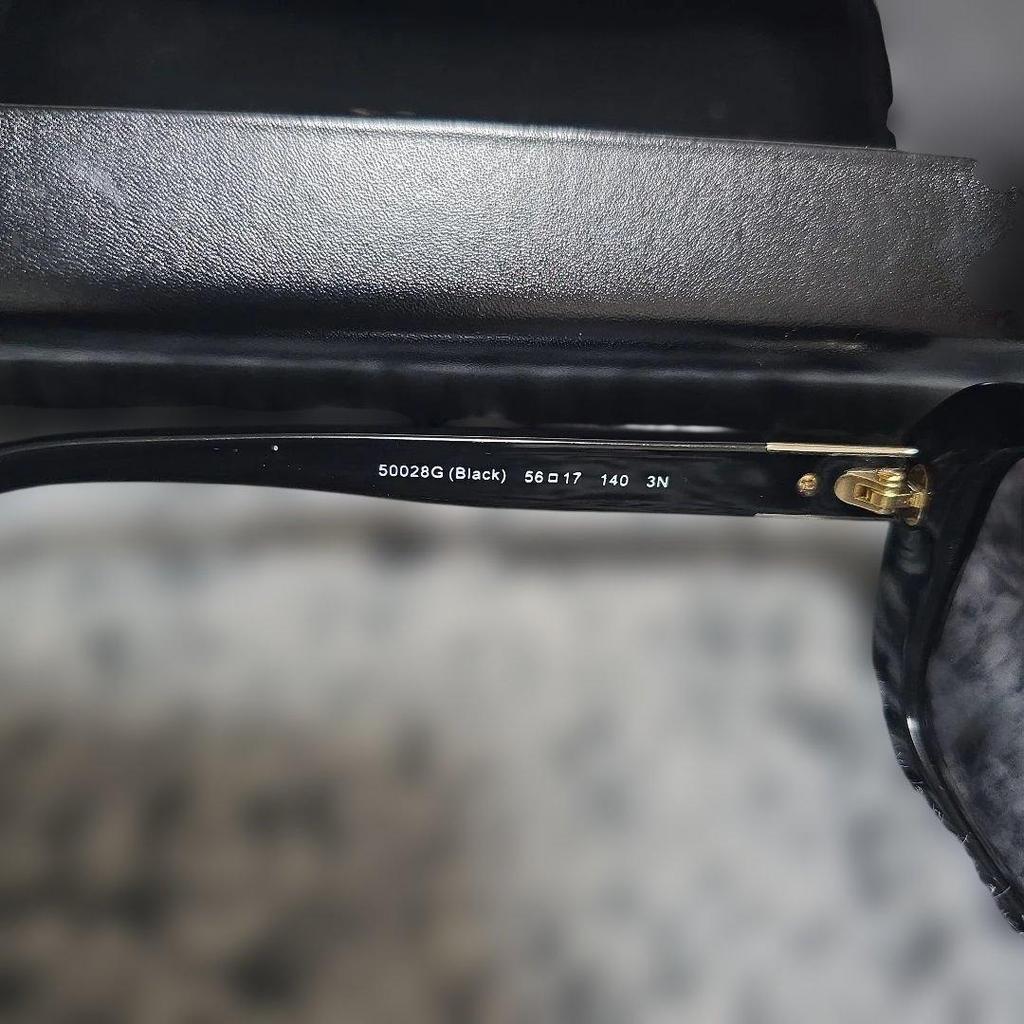 Used COACH sunglasses 50028G black with case
