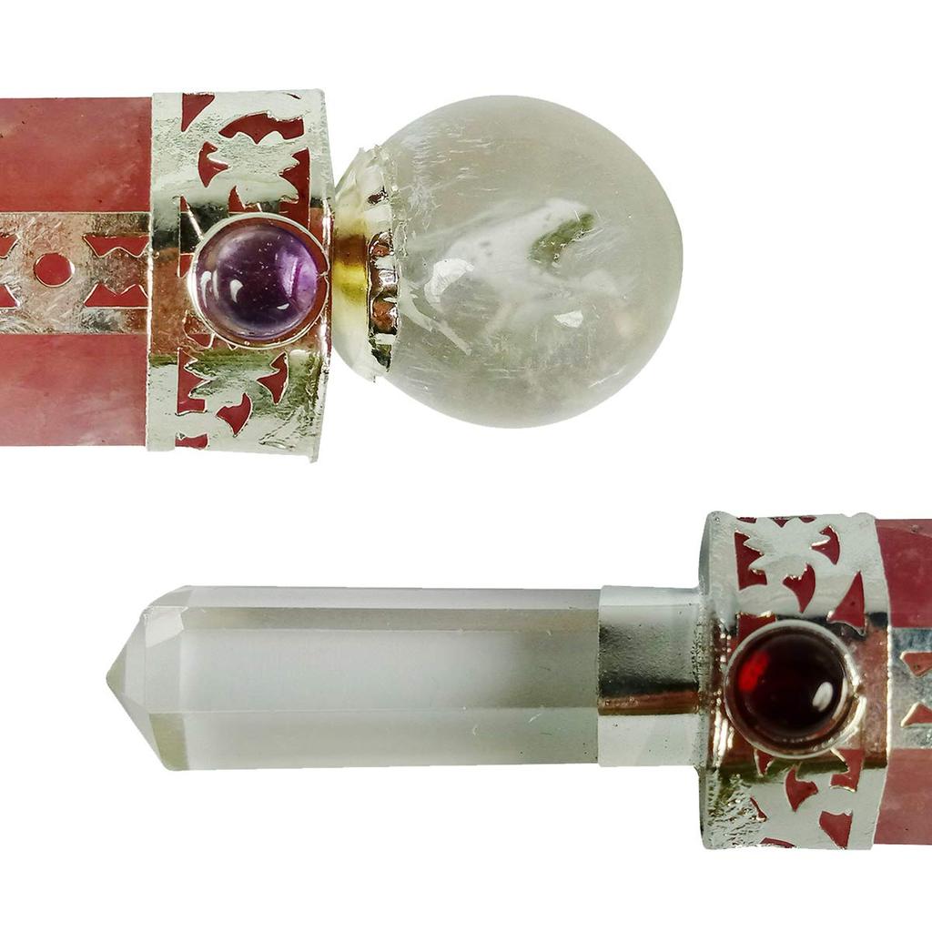 Reiki Crystal Products Rose Quartz Healing Wand
