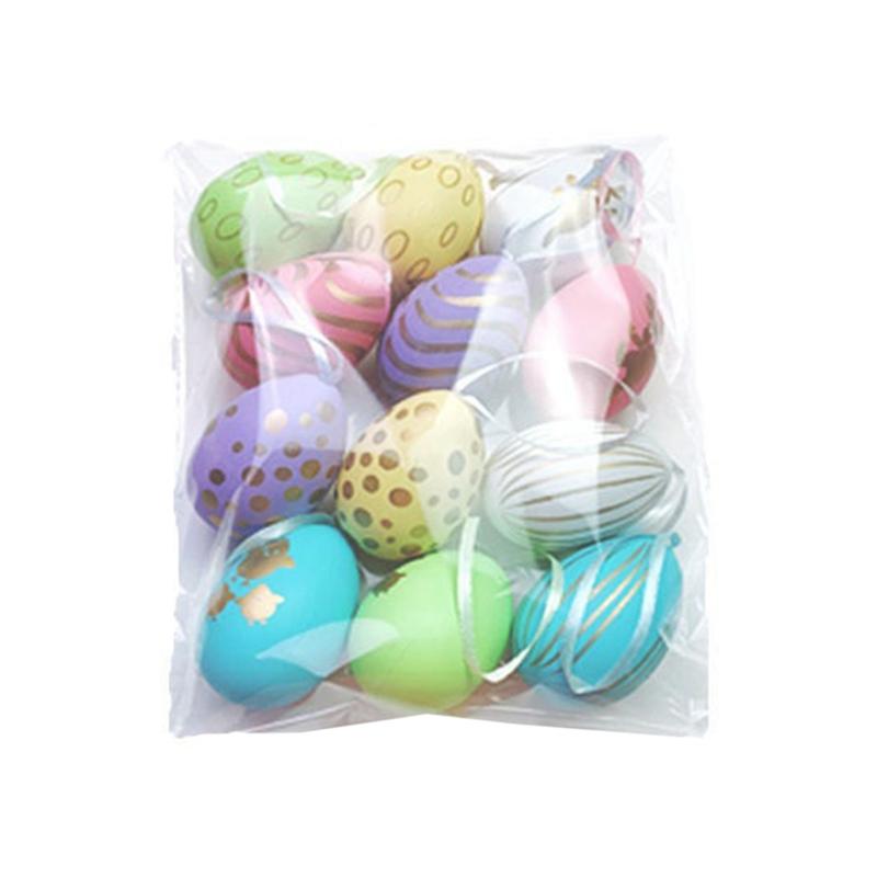Easter DIY Hand-Painted Eggs Kindergarten Coloring Toys Simulation Eggs Coloring Eggs