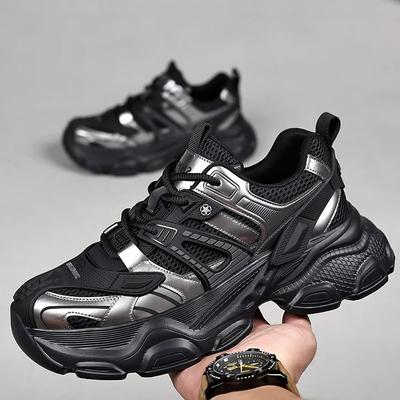 Men's Sports Running Shoes 2025 Autumn Outdoor New Casual Heightening Dad Shoes Men's Breathable Low-top Casual Shoes 39-44