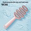 Kids Hair Brush Vented with Ergonomic Handle, Blow Fast Drying Scalp Massage Brush, Detangling for Long Thick Curly Wet Gentle Detangler
