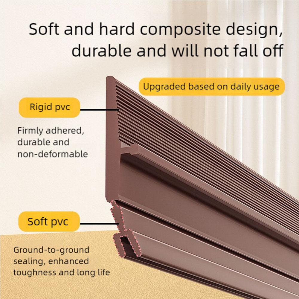 1pc Door bottom sealing strip, windproof, dustproof, rainproof sealing strip, noise reducing insulator sealing strip