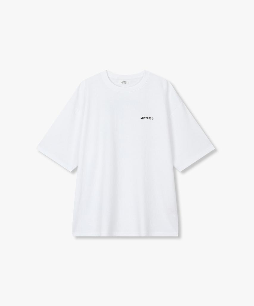 STUDIO TOMBOY Litmitless Reversible Graphic T-Shirt_White 9176222987