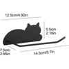 Kitchen Paper Holder Cat Design Tissue Dispenser Toilet Paper Holder Black B For Household Home Organisation