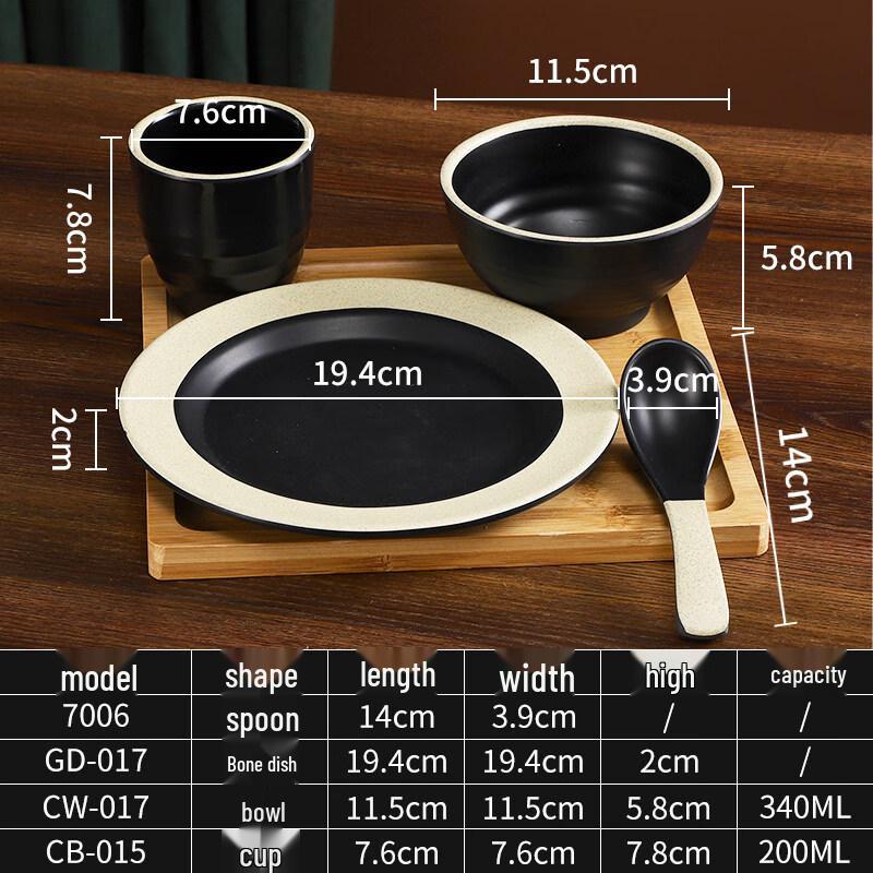 Ru Han Commercial Melamine Tableware Set