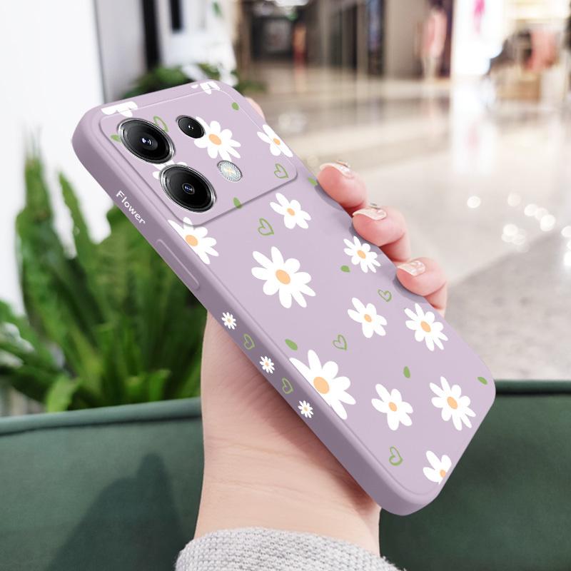 Tender Daisy Phone Case For Xiaomi Poco F8 F7 X7 X6 F6 M6 M5 M5S F5 X5 F4 X4 M4 F3 M3 X3 Pro 4G 5G GT Silicone Cover