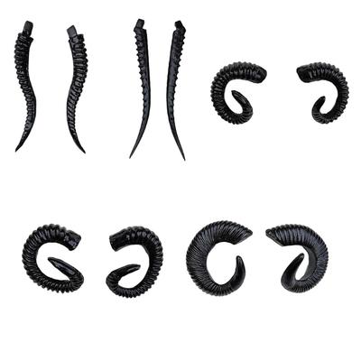 Ochsenhorn Kopfschmuck Cosplay Kopfbedeckung für Halloween Party Wear Schafshorn Kopfschmuck Karneval Kopfschmuck Partyartikel