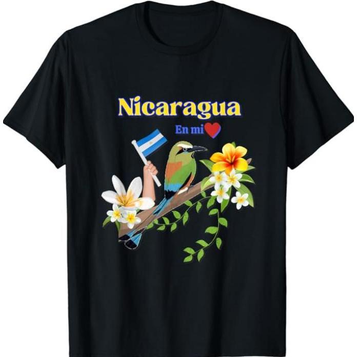 Nicaragua En Mi Corazon Patriotic Signs TShirt Nicaragua En Mi Corazon Patriotic Signs Tops M