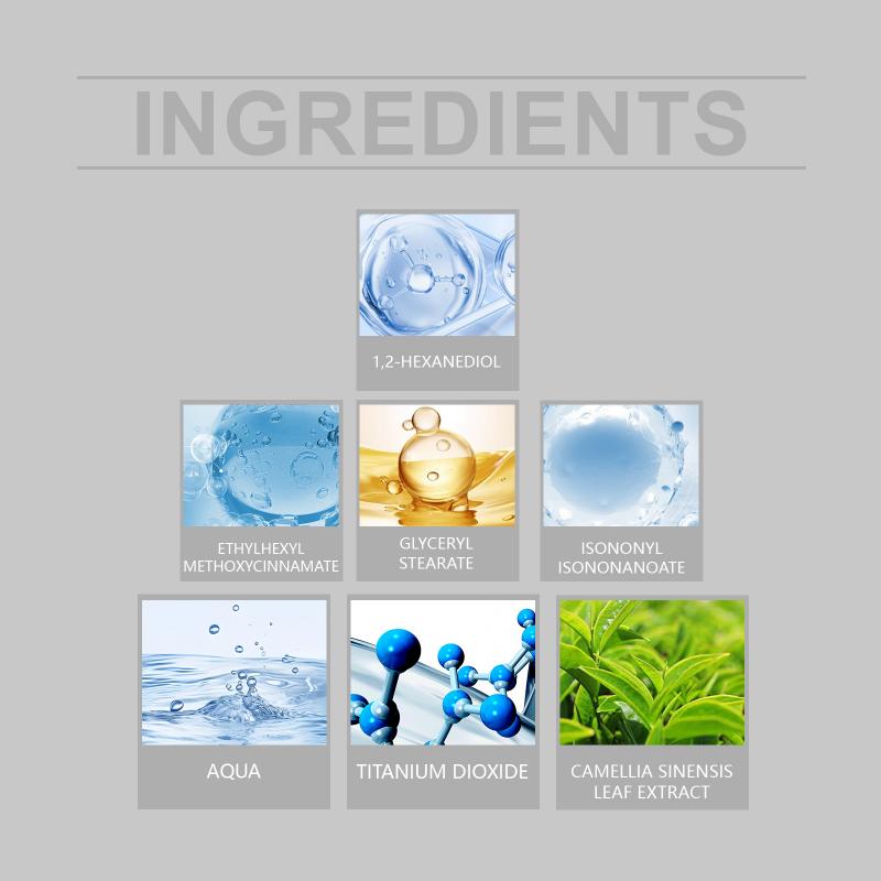 Lightweight Sunscreen Moisturizer Cream Waterproof Sweatproof Fast Absorbing No Greasy No Pilling Skin Protection For Face and Body