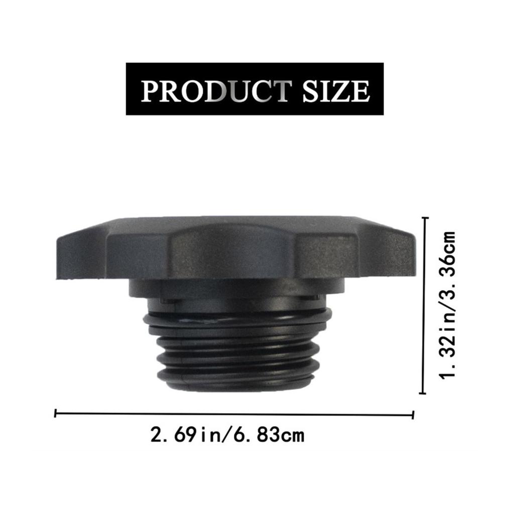 Auto Oil Filler Caps Temperature Oil Caps 53010654AA Replacements Leak Proof Oil Filler Cover Upgrades for Vehicles