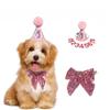 Nuevo Estilo Set de Sombrero de Fiesta y Pajarita para Mascotas para Gatos y Perros