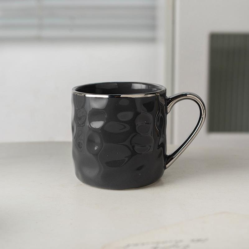 Nordic Style Black Ceramic Cup Home Coffee Mug Gift High Sense of High Value