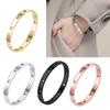 Fashion Buckle Bracelet Stainless Steel Cuff Bracelet Modern Hollow Star Bangle Chic Accessory for Fashion Enthusiasts