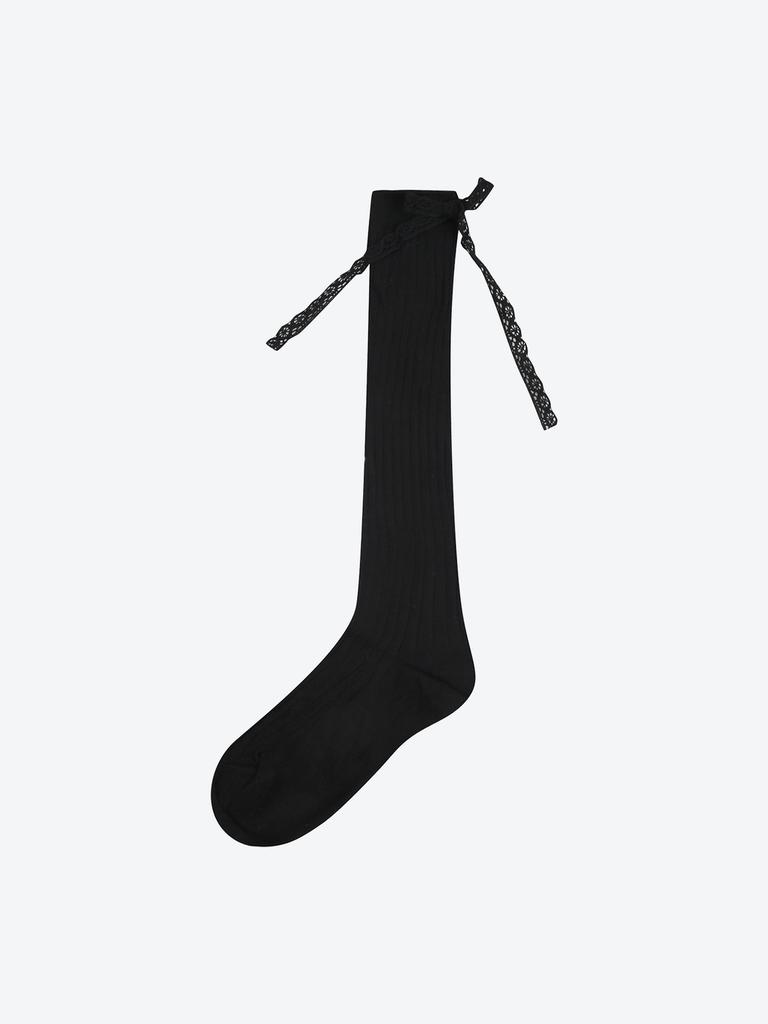 Ribbon Loose Knee Socks HPAO5FS504