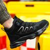 Rotating Button Safety Shoes Man Boots Anti Smash Anti Piercing Steel Toe Safety Working Footwear Lightweight Breathable Work Boots
