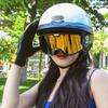 Vintage Open Face Motorbike Helmet Baseball Cap Half Helmet Retro-Men Women for Chopper-Cruiser Street Moped Scooter Cap