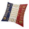 Napoleon Frankreich 85. Regiment Flagge Kissen 35X35 cm Französische Hibiskus De Lis Samt Nordische Wurfkissenhülle Auto Sofa