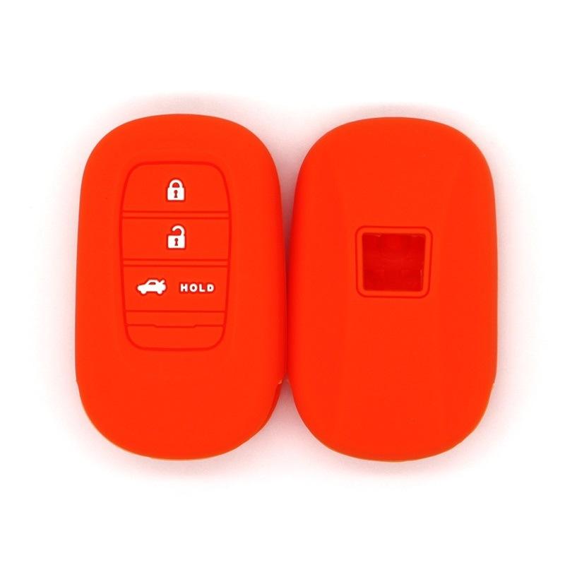 Silicone Key Cover, Suitable for the New Honda HRV Accord One-touch Start Car Key Bag, High-quality Shockproof Key Cover