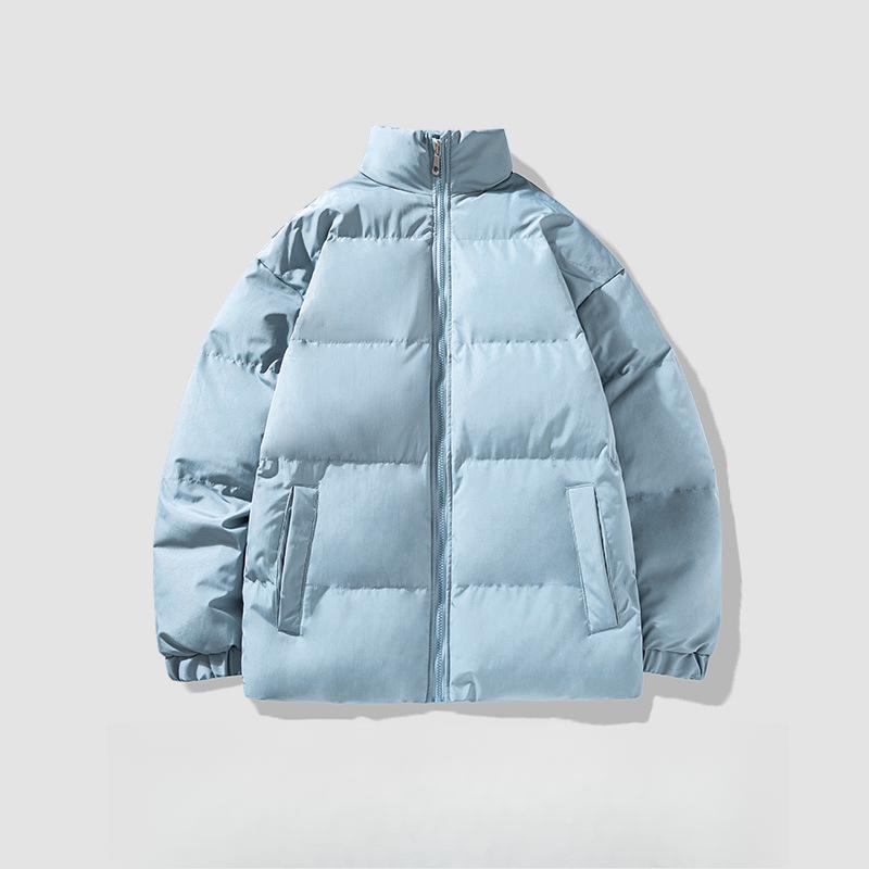 Autumn and Winter Men's Jackets, Stand-up Collars, Thickened and Warm, Enlarged Loose Cotton-padded Jackets, Trendy Cotton-padded Jackets