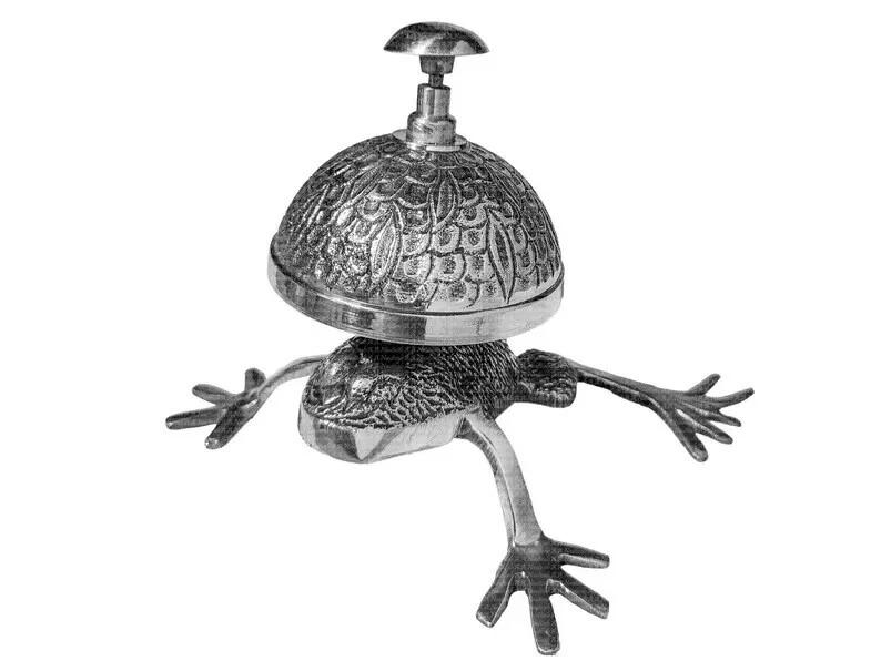 Brass Desk Calling Bell Unique Vintage Nautical Antique Decor