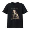 Stampa Citazione Classica Rock Music di Janis Joplin T-shirt Casual Vintage Lavato alla Moda Streetwear Moda Versatile Unisex