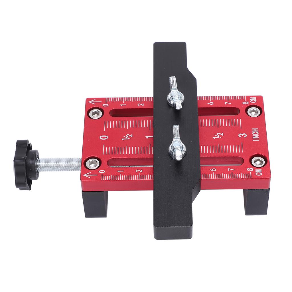 Cabinet Door Installation Positioner Adjustable Height 10 60mm Clamping Aluminum Alloy Cabinet Door Mounting Jig