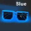 LED Light Up Sunglasses With Fashion Frame and Lens For Night Parties And Festival Event Gathering Dressingup Eyewears