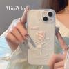 INS Rose Flower iPhone15 Mobile Phone Case 14/13Pro Apple 12promax All Inclusive 11 Anti-drop 16/17