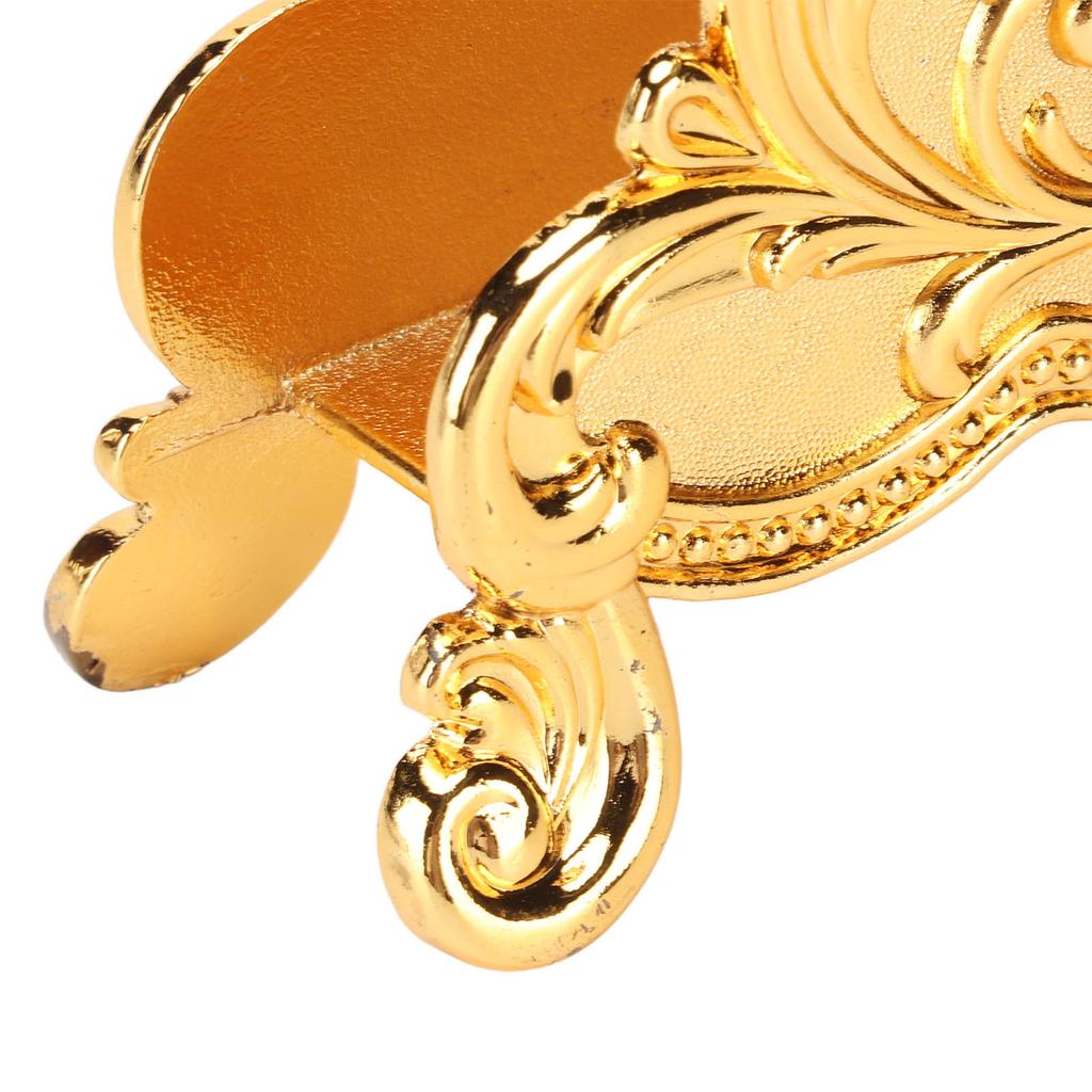 Napkin Holder European Metal Hollow Flower Pattern Paper Tissue Holder Freestanding Paper Napkin Dispenser