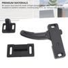 20PCS RV Screen Door Latch Black Metal Screen Door Handle Latch Replacement Kit for Camping Vehicle Motorhome Travel Trailer