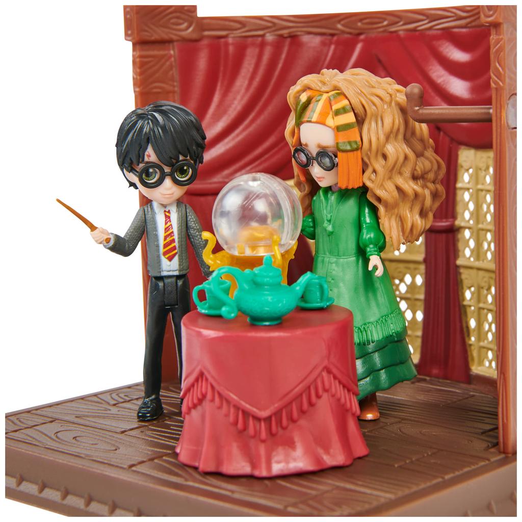 Harry Magical Minis Hogwarts Divination 2 Exclusive Figures and 6 Easter Basket Kids Toys Potter, Classroom, Accessories, Gifts,