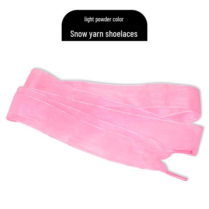 Chiffon-Schnürsenkel: 2,5 cm breit für Samba-, deutsches Trainings- und Rennschuhwerk (Paar)