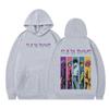 KPop Demon Hunters Saja Boys Fashion Graphic Hoodie Men Women Vintage Tracksuit Long-sleeved Loose Casual Oversized Sweatshirt