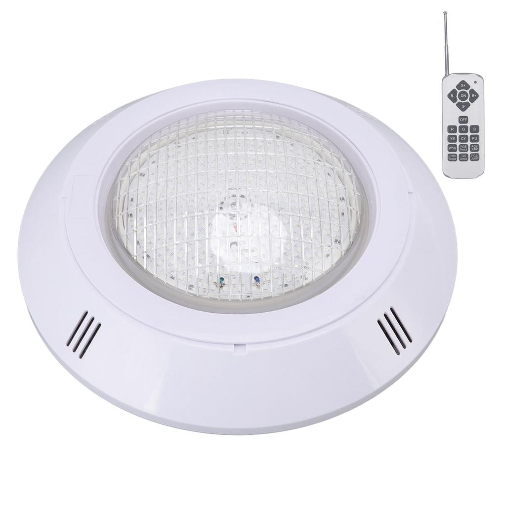 Pool LED Lights AC12V RGB Colorful IP68 Waterproof Remote Control High Transmittance Durable ABS
